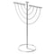 Vintiquewise Medium Modern Silver 9 Branch Lighting Thin Pipe Hanukkah Menorah, Metal-Aluminum QI004118.SI.M - alternate 7